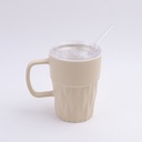 Creative simple mug 420ml- beige