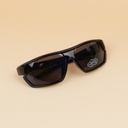 Narrow frame sports cycling polarized sunglasses for children - black