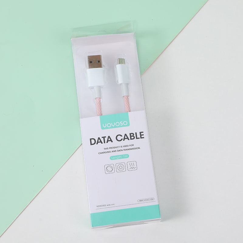 S19 Oily PP yarn braided highlight Android data cable
