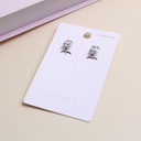 Square Diamond Earrings