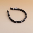 Checkered Series Wrapped Crystals Headband