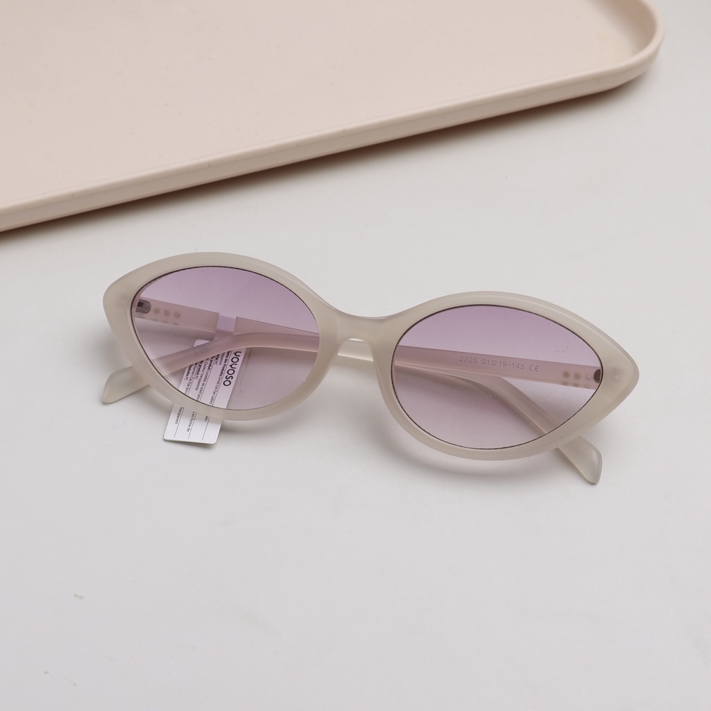 Small Cat-Eye Ladies' Sunglasses - Transparent