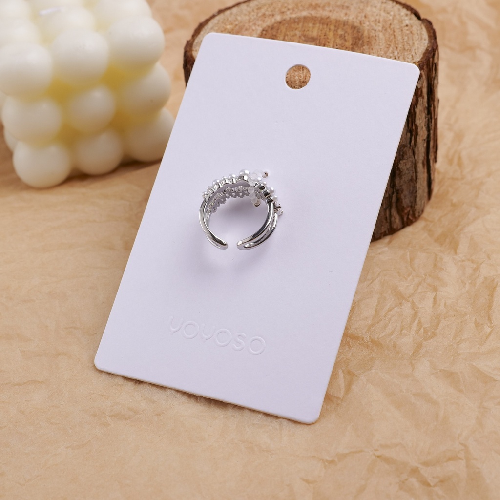 Double-layer Zircon Ring