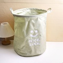 Desktop round barrel waterproof storage basket