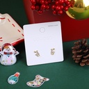 Christmas series deer stud earrings