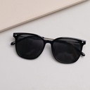 Checkered Ladies' Sunglasses - Black