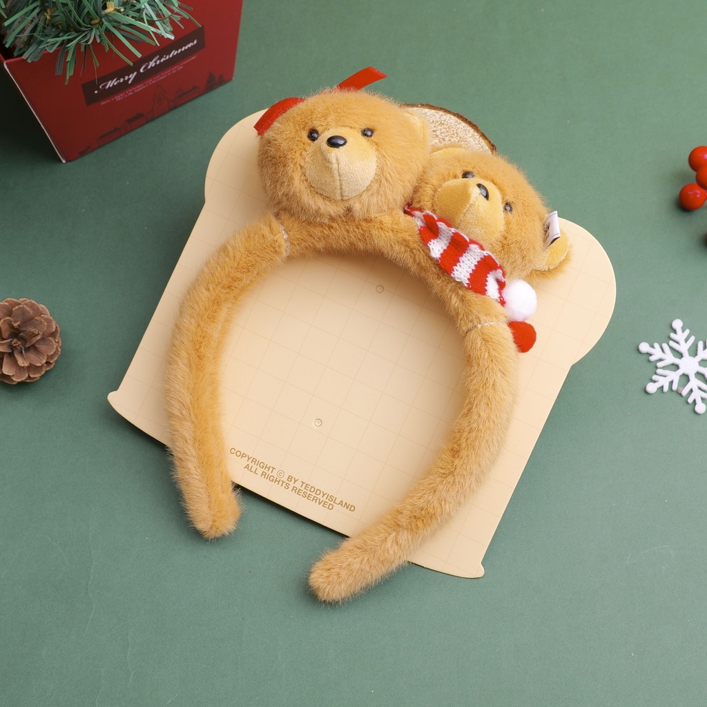 TEDDY ISLAND Series Double-headed Christmas Headband