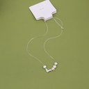Single Layer Heart Pearl Necklace