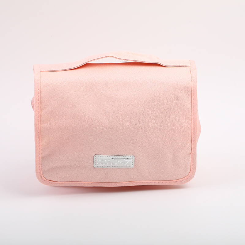 WabiSabi Style Portable Hook Wash Bag-Pink