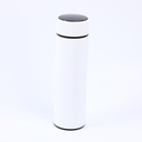 Business straight vacuum cup (with temperature screen) 500ml-white