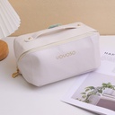 Multifunctional Foldable Makeup Bag - Beige