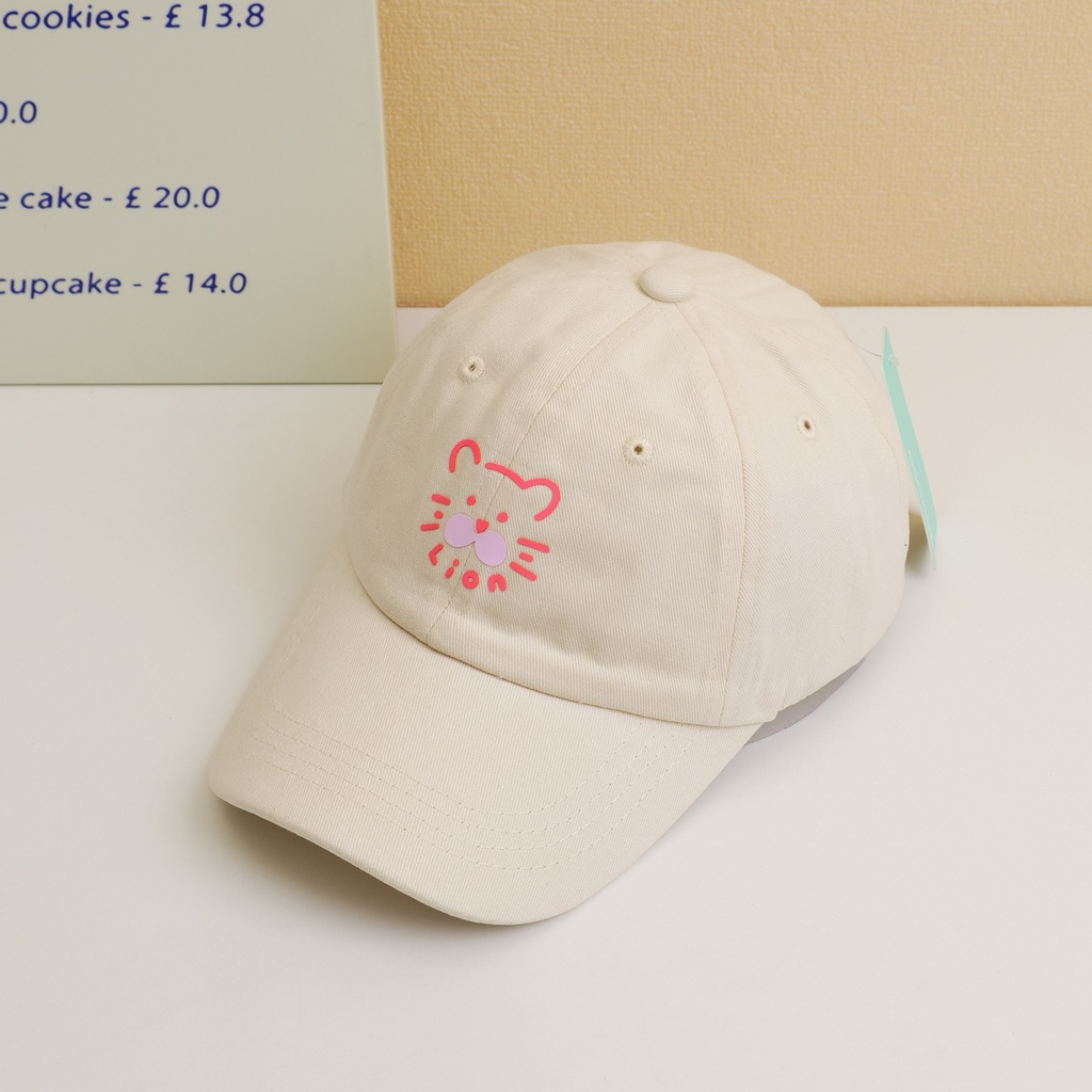 Line Cat kids baseball cap beige