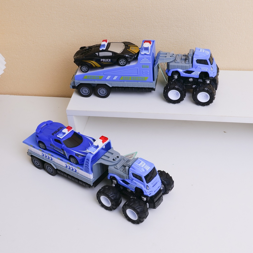 KLX600-361 Alloy inertia police car rescue stretch model