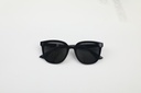 Stylish women's sunglasses - black and gray
