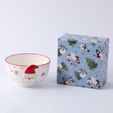 Santa claus ceramic bowl