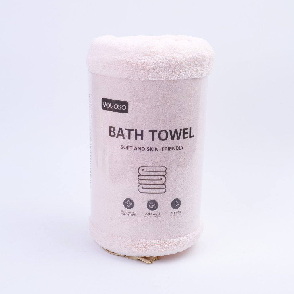 Bubble Bath Towel-Pink
