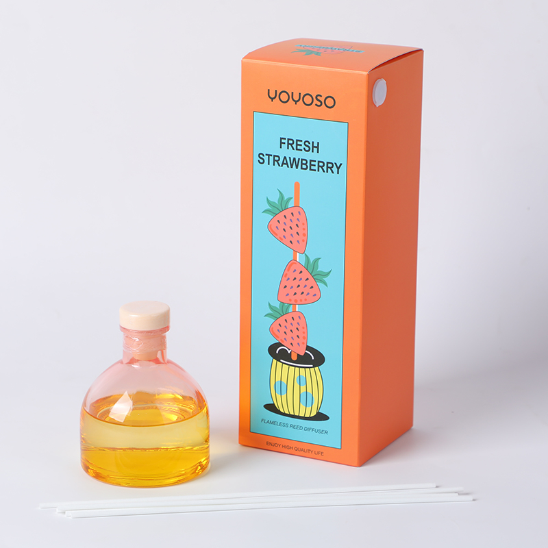 Fresh strawberry flameless reed diffuser-100ml