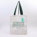 Large capacity square shopping bag - white