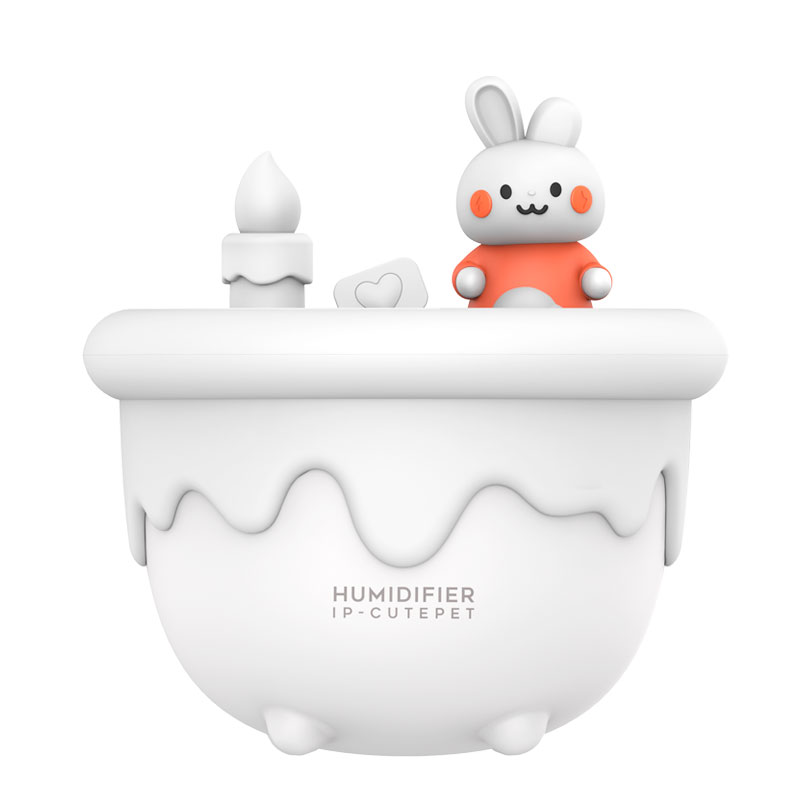 M339 Magic Rabbit Night Light USB Humidifier - White