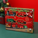 Christmas series electric rail train toy without light and music-8502C