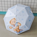 TEDDY ISLAND Series Automatic Umbrella-Blue Stripes