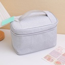 Sparkly Bucket Makeup Bag - Silver