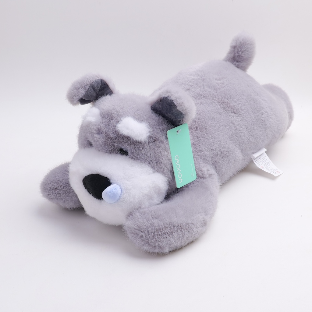Schnauzer Puppy Series - Prone Position Plush Doll - 45 cm