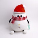 Christmas Series Scarf-wearing Snowman Plush Toy - 35 cm