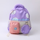 Little Animal Printed Kids' Shoulder Bag-Purple