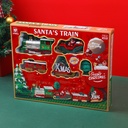 Christmas series electric rail train toy with light and music-8509