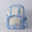 Fashion portable backpack-blue