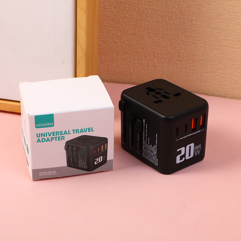 606O20 Multi-Country Available Smart Multi-Port Fast-Charger 20W