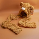 TEDDY ISLAND Series Three-piece Hat Set