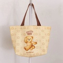 TEDDY ISLAND Large Underarm Shoulder Bag - Yellow