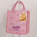 TEDDY ISLAND Series Shoulder Tote Bag -Pink