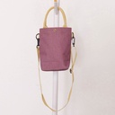 TEDDY ISLAND Series Hand-carry Crossbody Shoulder Bag - Gray