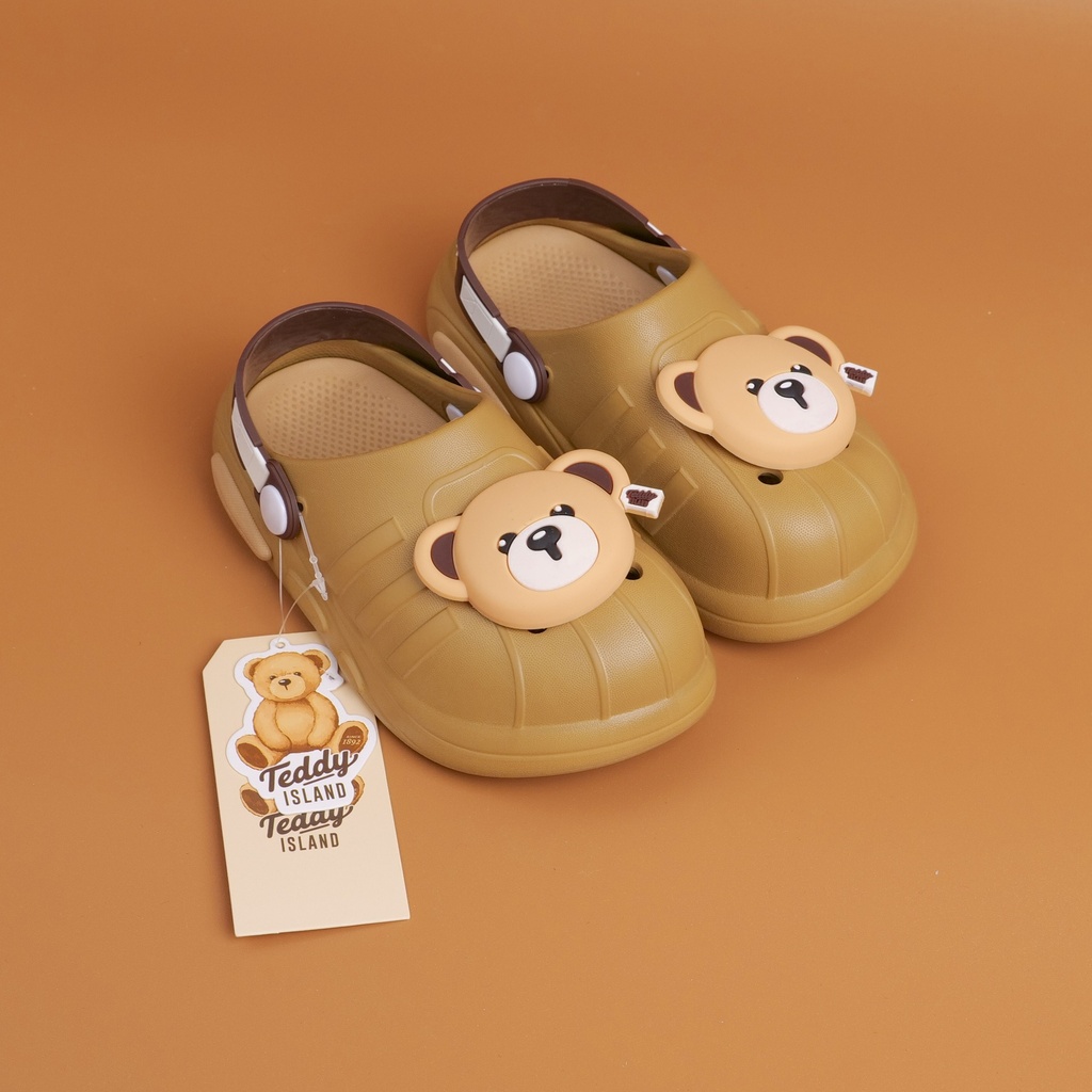 TEDDY ISLAND Series Kids' Sandals - Coffee 180