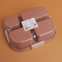 TEDDY ISLAND Lunch Box - 1150ml Coffee