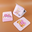 TEDDY ISLAND Series Leisure Bear Large-sized Folding Leather Mirror
