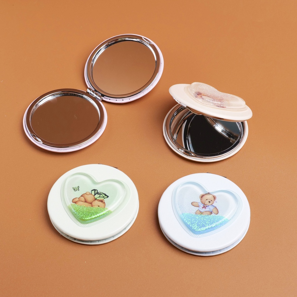 TEDDY ISLAND Series Round soft flowing sand style mirror