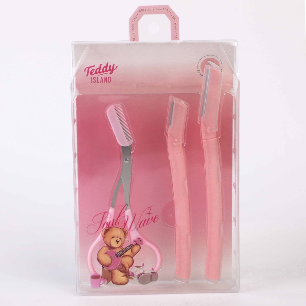TEDDY ISLAND Series Eyebrow-Shaping Combo 3pcs Set