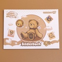 TEDDY ISLAND Series A4 Drawing Book - Beige (Blank Inner Page 28 PCS)