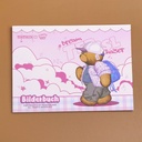 TEDDY ISLAND Series A4 Drawing Book - Purple (Blank Inner Page 28 PCS)