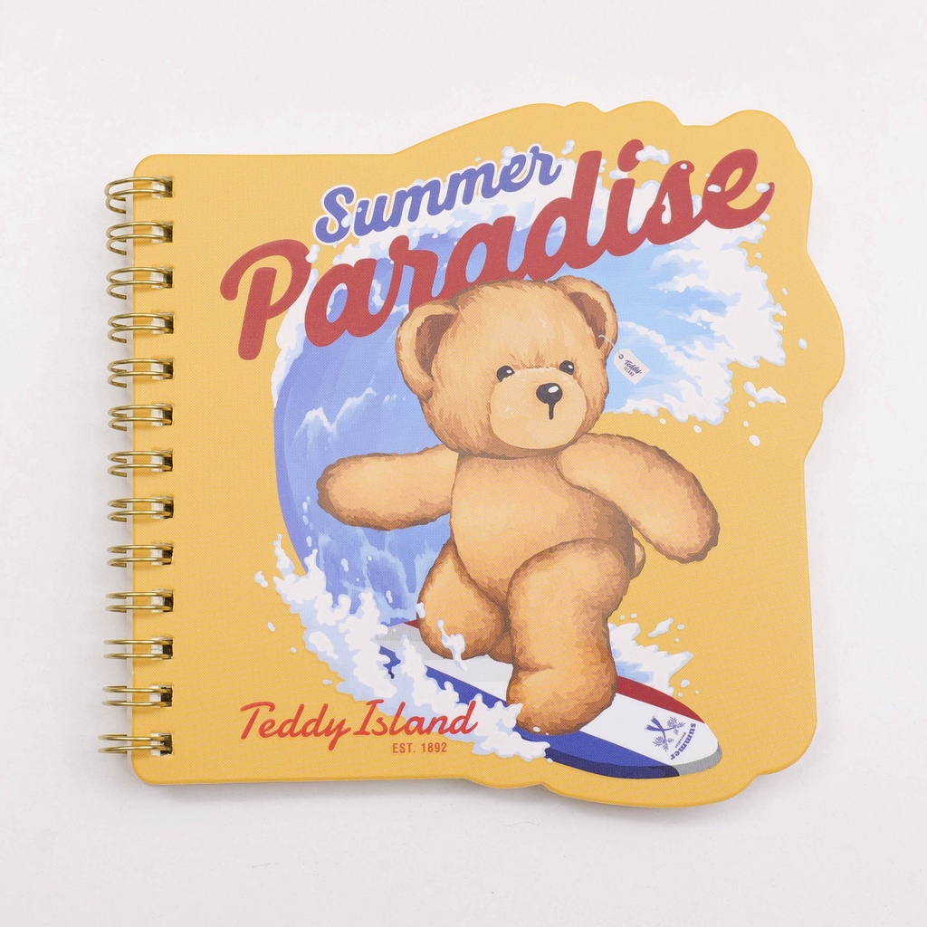 TEDDY ISLAND Series B6 Shaped Sewn Notebook - Lined Inner Pages 60 PCS-2