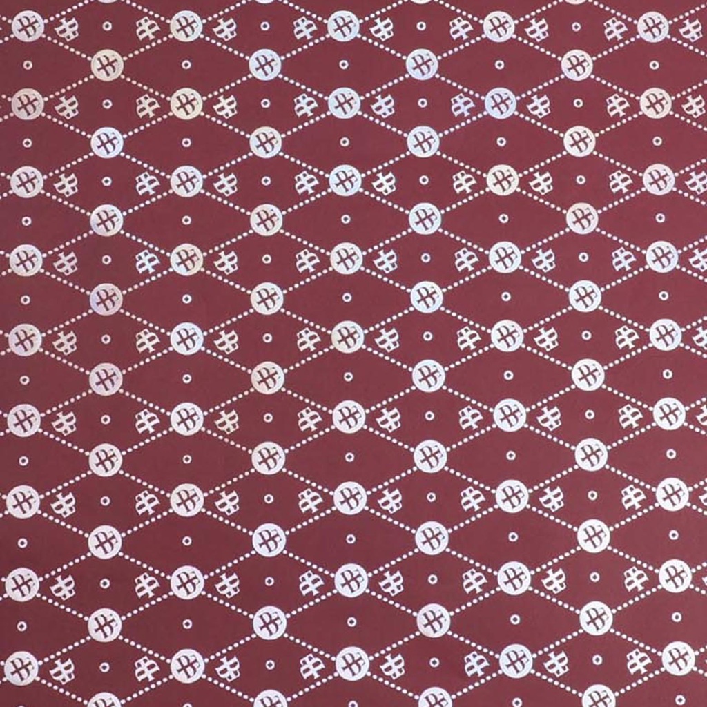 TEDDY ISLAND Series  Red Powder Coating Packing Paper 50*70cm