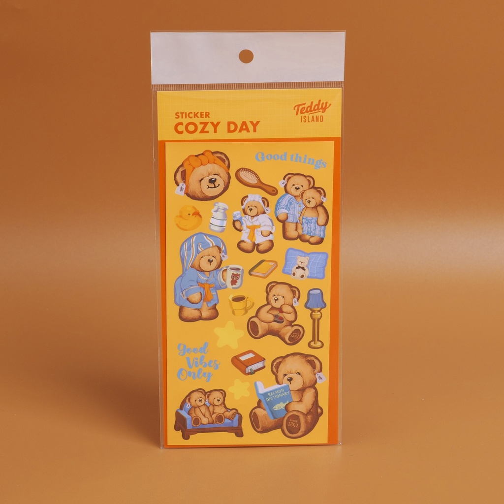 TEDDY ISLAND Series - Pajama Party Stickers