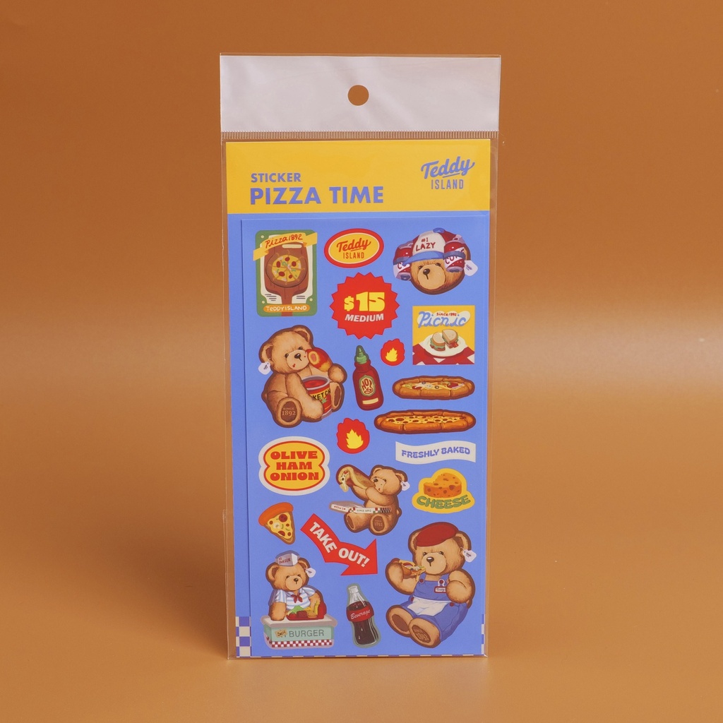 TEDDY ISLAND Series - Daily Life Stickers