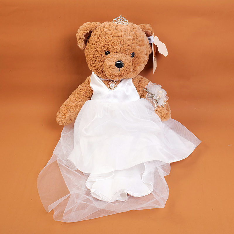 TEDDY ISLAND series bride bear plush doll-45CM