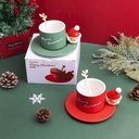 Christmas-shaped Cup and Saucer - 250ml