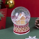Christmas Series - Brown Christmas Tree House Snow Globe 80#  HY-SJQ8010